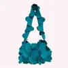 Сумки на плечо Женская сумка с бантом Женские модные сумки 3D Цветок из искусственной кожи Темперамент Изысканный подарок на день рождения Поездка за покупками Вечеринка