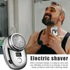 Elektrorasierer Elektrischer Rasierer für Männer Mini tragbarer Rasierer USB wiederaufladbarer Rasierer Bartschneider mit Leistungsanzeige Glatte Rasur für Männer 240329