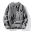 2022 Winter Harajuku Mink Cmere Sweater Men Half Turtleneck Hip Hop Sweaters Top Quality Pull Homme Thick Warm Mens Pullovers 793e#