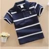 Jargazol T Shirt Kids Cloths Undurn-Twower Baby Boy Summer Thirt Thirt Color Stripes Vetement Enfant Fille Camisetas FNAF 240326