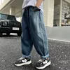 Big Boy Jeans für Kinder Kinderkleidung 10 12 Jahre Kinder Hosen Jungen Hosen Jungen Kind Baggy Sommerkleidung Teenager K07C #