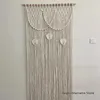 Arazzi Macrame Modello da appendere alla parete Tenda per finestra Sfondo Divisorio Boho Tenda per porta-Senza asta