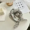 Scarves Professional Protection Artistic Female Ornament Scarf Spring And Autumn Cotton Linen Small Square Towel Headscarf Fashion