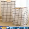 Laundry Bags Basket Storage Hamper Thicken Fabric Foldable Oversized Capacity Dirty Clothes Organizer For Bedroom Sock Underwear