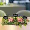 Decorative Flowers Artificial Flower Hydrangea Holder Wedding Decor Rattan Fake For Dining Table