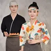 Hommes Cuisine japonaise Sushi Food Chef Kimo Robes Serveur Vestes Femmes Restaurant Cuisine Cook Uniforme Tops Apr Vêtements de travail l2Rx #