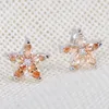 Brincos de parafuso prisioneiro acessório 1 par simples espumante floral orelha studs feminino longa duração para clube