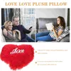 Pillow Valentine Gifts Love Heart Red Pillows Commemorate Throw Shape Pillowcase