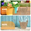 Basket Planters Indoor Plants Rattan Wedding Table Decor Straw Flower Pot Big Flowerpot Covers 240318