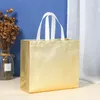 Storage Bags StoBag 25pcs Wholesale Non-woven Tote Shopping Bag Fabric Portable Waterproof Reusable Pouch Custom Logo(Extra Fee)