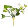 Decorative Flowers Artificial Lotus Flower Arrangement Home Silk Decor Gifts For Stocking Stuffers