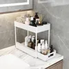 Haken Doppelschicht Demontage Küche Gewürzregal Badezimmer Ausziehbarer Wohnzimmerschrank Waschbeckenaufbewahrung