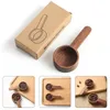 Coffee Scoops 1/2PCS Wooden Measuring Spoon Set Kitchen Spoons Tea Scoop Sugar Spice Measure Tools For