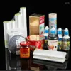 Storage Bags 100pcs POF Heat Shrink Bag Thickening Transparent Film Food Plastic Sealing Packing Gift Book Packaging