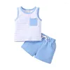 Clothing Sets Toddler Infant Baby Boy Summer Shorts Set Sleeveless Tank Tops T Shirt And Outfit Clothes
