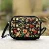 10A Shoulder Bags Women National Style Flower Embroidery Canvas High Quality Bag Messenger China Trend