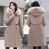 lg Parkas Winter Jacket Women Parka Fur Hooded Jacket 2023 New Female Fur Lining Thick Distachable Parkas Snow Wear Coats z7OP#