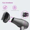 Hair Dryers 1800W Professional Hair Dryer Hot and Cold Strong Wind Powerful Blower Constant Temperature 1 collecting 2 Air Comb Nozzle 3Gear 240329