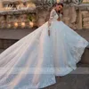 ashley Carol Elegant Wedding Dres For Women 2023 Beaded Appliques Lace Up Sexy V-neck Princ Wedding Gown Vestidos De Novia b0Te#