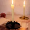 Świece na stołowe przyjęcie weselne wystrój kutego żelaza ze świecznik