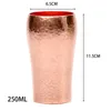 Mugs 250ml Copper Coffee Mug Teaware Smooth Heat Resistant Durable Novelty Water Cup For Office Wedding Party Home Kitchen