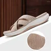 Casual Shoes Women Thick Cushion Slippers Wide Width Cross Strap Beach Sandals Open Toe House Lightweight For Summer