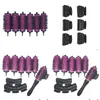 Hair Brushes 6Pcsset 3 Sizes Detachable Handle Roller Brush With Positioning Clips Aluminum Ceramic Barrel Curler Comb Dresser Drop De Ot6Qc