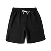 Women's Shorts Ergonomic Design Men Straight Stylish Elastic Waist Drawstring For Women Loose Fit Summer