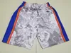 Short authentique pour hommes, "Philadelphia", 76ers, basket-ball, rétro, maille brodée, décontracté, athlétique, équipe de gymnastique, blanc