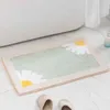 Dywany 2024 Wejście do łazienki kreskówka stokrotka dywan podłogowa mata antypoślizgowa sypialnia chłonna stopa