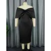 Am030915 Autumn New Shawl Sleeves Sexy And Elegant Party Dress 677930