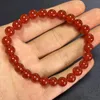 Bracelet femme brin cornaline rouge pierre de guérison Bracelets 8''