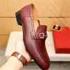 Designer vestido sapatos de luxo masculino sapato casual couro genuíno preto marrom negócios sapatos artesanais festa casamento mocassins formais