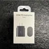 Chargeurs de qualité OEM 2 en 1 Note 10 Câble de charge rapide USB C 1 m 3FT Chargeur rapide EU US 20 W Prise murale d'alimentation 25 W pour Samsung Galaxy Note10 S10 S20 S21 EP-TA800 avec boîte de vente au détail