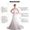 Classic Elegant Wedding Dres A-Line Satin Bridal Bridal Robes V-Neck LG Sleeves Robes Foral Party 2024 Vestidos de Novia 2023 33cu #