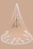 fatapaese 3M Lace Edge Cathedral Wedding Veils 1 Layer With Comb White Ivory Lg Tulle Veils Wedding Accories velos de novia q68L#