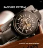 ساعة معصم Oblvlo Men Watch Automatic Watch 43mm Mechanical Wristwatch Luminous 50m مقاوم للماء مرآة الياقوت