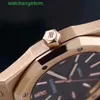 Swiss AP Wrist Watch Royal Oak Series 15300 Automatic Mechanical Mens Watch 18K Rose Gold Diameter 39mm Octagonal Appearance Design Single Watch