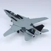 1/100 US Navy F-14 Tomcat Skeleton Fighter Plane Model Diecast Military Airplane Models for Collections and Gift