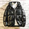 2024 Damen Daunenjacke Winter Glänzend Silber/Schwarz/Gold/Blau Mit Kapuze Parka Outwear Daunen Gepolsterte Mäntel Weibliche b0sw #