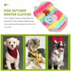 Vêtements pour chiens Gilet pour animaux de compagnie Automne Vêtements d'hiver Costume Débardeur Chiot Chaud Pour Fille Tenues