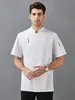 2021 novo chef roupas uniforme restaurante cozinha cozinhar chef casaco garçom trabalho jaquetas uniforme profissional macacão outfit h6uk #