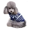 Dog Apparel Christmas Pet Sweater Snowflake Halloween Clothes Coat Elk For Small Dogs