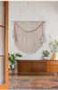 Arazzi Arazzo da parete di lusso con nappa intrecciata a mano in stile nordico per soggiorno camera da letto casa decorazioni artistiche decorazione Boho
