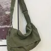 Totes kvinnors messenger väska vintage handväska duk tonåring axel tygväskor casual crossbody handväskor