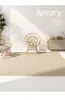 Teppiche B689 Wohnzimmerteppich, moderner und minimalistischer Couchtisch, Sofa, Schlafzimmer, Bodenmatte