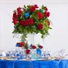 花なし）ローズフラワーズのための新しい最新デザインクリアガラスシリンダーセット花瓶ウェディングガラステーブルセンターピーステーブルトップフローラルデコレーション