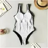 Women'S Swimwear Womens Swimming Suit Y Bikini Swimsuit Pad Costume Backless One Piece Monokini Swimwear10 Drop Delivery Apparel Clot Dhudu