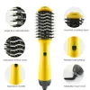 Hårtork Air Brush Styler och Volumizer Rättare Curler Comb Roller One Step Electric Ion Blow 240329