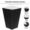 Bowls Popcorn Box Fresh Style Striped White Dot French Fries (yellow Dot) Serving Boxes